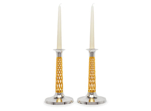 Pair of silver Paragon Candlesticks
