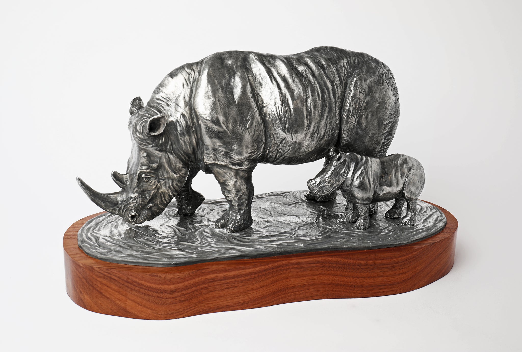 Study of a Rhino and Calf