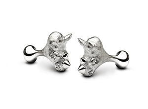 Kunene Rhino cufflinks for TUSK