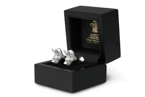 Kunene Rhino cufflinks for TUSK